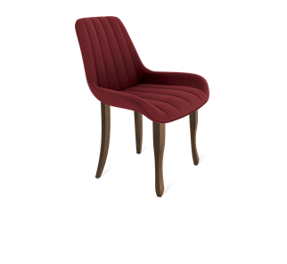 Обеденный стул SHT-ST37 / SHT-S122 (рубиновое вино/темный орех/черный муар) в Миассе