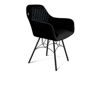 Обеденный стул SHT-ST38 / SHT-S100 (ночное затмение/черный муар) в Миассе
