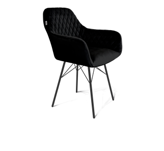 Обеденный стул SHT-ST38 / SHT-S64 (ночное затмение/черный муар) в Миассе