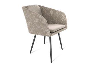 Обеденный стул SHT-ST43-1 / SHT-S95-1 (карамельный латте/черный муар) в Миассе