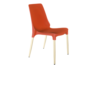 Обеденный стул SHT-ST75/S424-С (красный/ваниль) в Миассе