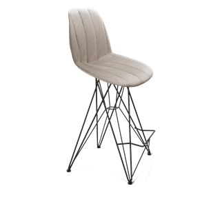 Полубарный стул SHT-ST29-С22 / SHT-S66-1 (лунный камень/черный муар) в Магнитогорске