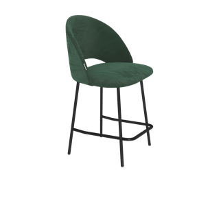 Полубарный стул SHT-ST34 / SHT-S29P-1 (лиственно-зеленый/черный муар) в Челябинске