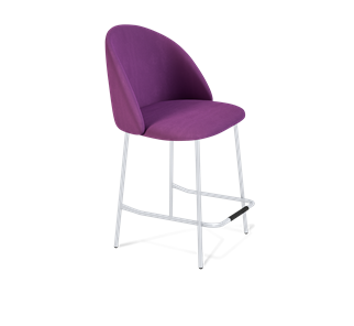 Полубарный стул SHT-ST35 / SHT-S29P-1 (ягодное варенье/хром лак) в Копейске