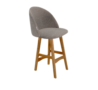 Полубарный стул SHT-ST35 / SHT-S65-1 (тростниковый сахар/светлый орех) в Миассе