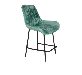 Полубарный стул SHT-ST37 / SHT-S29P-1 (зеленый чай/черный муар) в Миассе