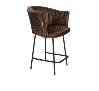 Полубарный стул SHT-ST42-1 / SHT-S29P-1 (кофейный трюфель/черный муар) в Магнитогорске