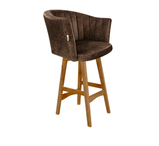 Полубарный стул SHT-ST42-1 / SHT-S65-1 (кофейный трюфель/светлый орех) в Магнитогорске