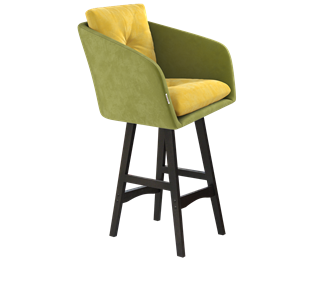 Полубарный стул SHT-ST43-2 / SHT-S65-1 (фисташковый десерт/венге) в Магнитогорске