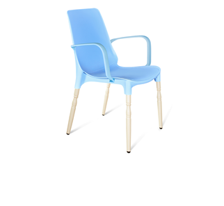 Обеденный стул SHT-ST76/S424-F (голубой/ваниль) в Челябинске