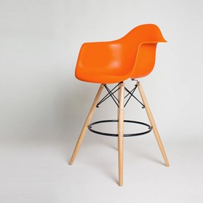 Барный стул DSL 330 Wood bar (оранжевый) в Копейске