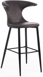 Барный стул FLAIR BAR (mod. 9018) 60х56х106 коричневый 1/черный арт.19647 в Челябинске - предосмотр