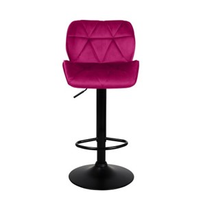 Барный стул Кристалл  WX-2583 белюр бордовый в Магнитогорске