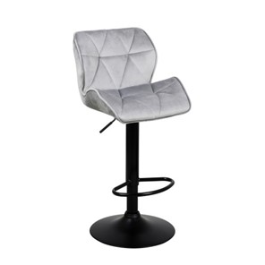Барный стул Кристалл  WX-2583 белюр серый в Миассе - предосмотр 1