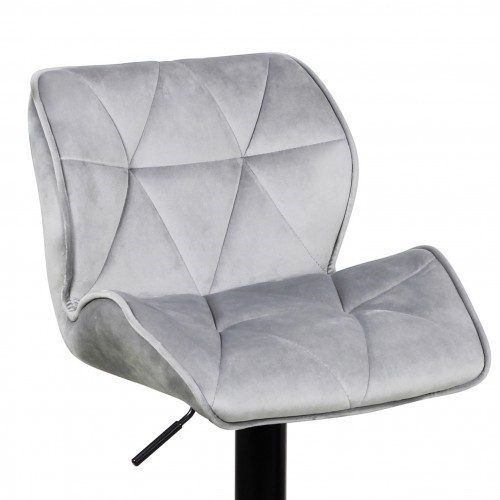Барный стул Кристалл  WX-2583 белюр серый в Миассе - изображение 2