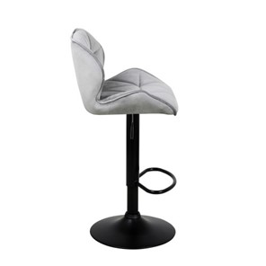 Барный стул Кристалл  WX-2583 белюр серый в Миассе - предосмотр 3