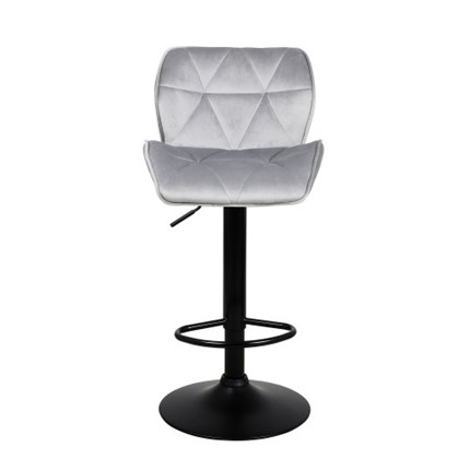Барный стул Кристалл  WX-2583 белюр серый в Миассе - изображение