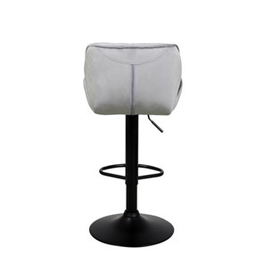 Барный стул Кристалл  WX-2583 белюр серый в Миассе - предосмотр 6