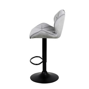 Барный стул Кристалл  WX-2583 белюр серый в Челябинске - предосмотр 8