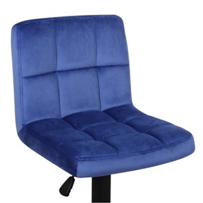 Барный стул Курт с мягкой спинкой WX-2320 велюр синий в Челябинске - предосмотр 8