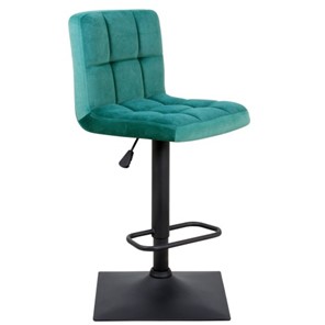 Барный стул Курт с мягкой спинкой WX-2320 велюр зеленый в Миассе