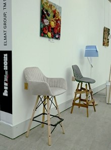 Барный стул SHT-ST29/S80 (оранжевый ral2003/темный орех/черный) в Миассе - предосмотр 20