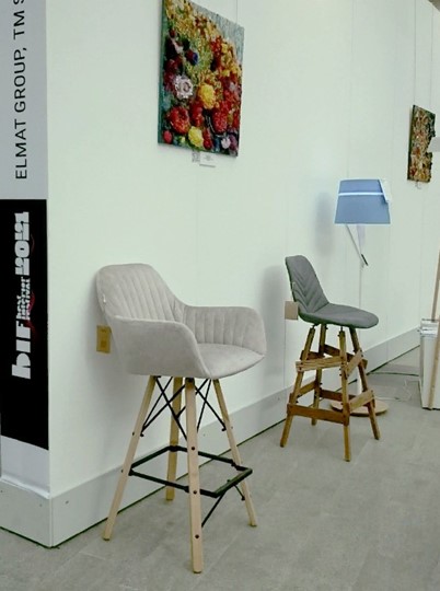Барный стул SHT-ST29/S80 (оранжевый ral2003/темный орех/черный) в Миассе - изображение 20