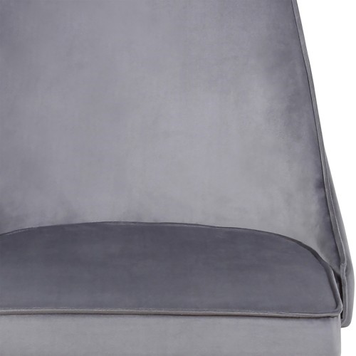 Дизайнерский стул Лорд СРП-071 Эмаль черная Веллюто серый в Миассе - изображение 1