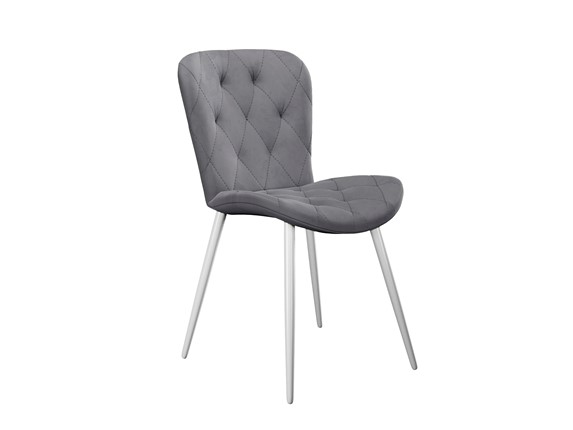 Обеденный стул 303 серый/белый в Златоусте - изображение
