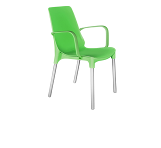 Обеденный стул SHT-ST76/S424 (зеленый/хром лак) в Челябинске