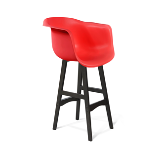 Барный стул SHT-ST31/S65 (красный/венге) в Миассе