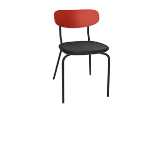 Обеденный стул SHT-ST85-2/SB85-2/S85M (красный/черный/черный муар) в Копейске