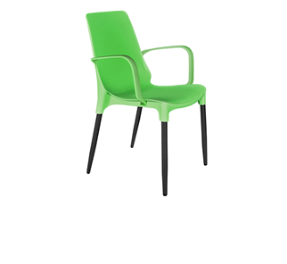 Обеденный стул SHT-ST76/S424-С (зеленый/черный муар) в Миассе