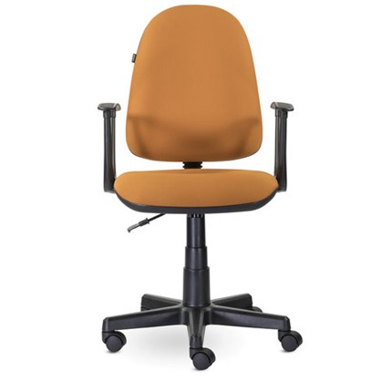 Офисное кресло Brabix Prestige Start MG-312 (эргономичная спинка, ткань, оранжевое) в Челябинске - изображение