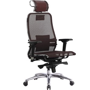 Компьютерное кресло Samurai S-3.04, темно-бордовый в Миассе