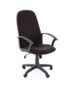 Кресло компьютерное CHAIRMAN 289, ткань, цвет черный в Миассе