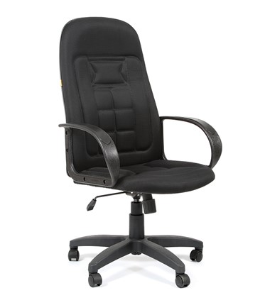 Офисное кресло CHAIRMAN 727 TW 11, цвет черный в Миассе - изображение