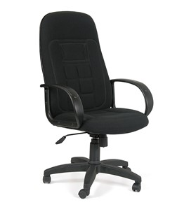 Кресло компьютерное CHAIRMAN 727 ткань ст., цвет черный в Миассе