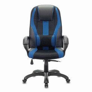 Компьютерное кресло Brabix Premium Rapid GM-102 (экокожа/ткань, черное/синее) 532106 в Миассе