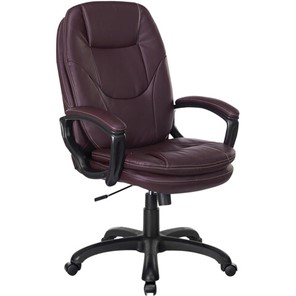 Кресло компьютерное Brabix Premium Trend EX-568 (экокожа, коричневое) 532101 в Миассе