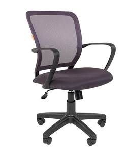 Офисное кресло CHAIRMAN 698 black TW, ткань, цвет серый в Магнитогорске