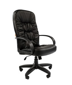 Кресло офисное CHAIRMAN 416, экокожа, цвет черный в Магнитогорске