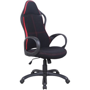 Офисное кресло Brabix Premium Force EX-516 (ткань, черное/вставки красные) 531571 в Челябинске - предосмотр