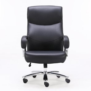 Кресло компьютерное Brabix Total HD-006 (экокожа, хром, черное) 531933 в Магнитогорске