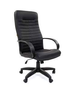 Кресло компьютерное CHAIRMAN 480 LT, экокожа, цвет черный в Троицке
