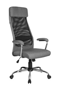 Кресло Riva Chair 8206 HX (Серый/черный) в Магнитогорске