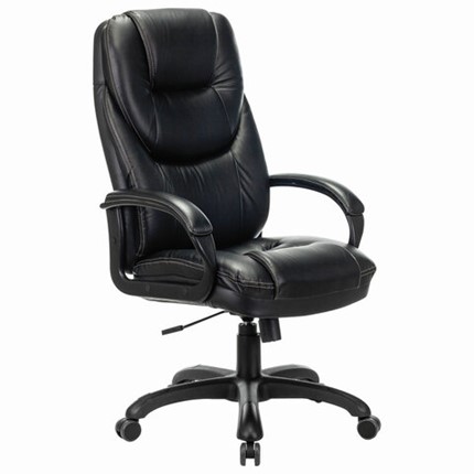 Офисное кресло Brabix Premium Nord EX-590 (черный пластик, экокожа, черное) 532097 в Миассе - изображение