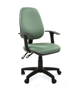 Компьютерное кресло CHAIRMAN 661 Ткань стандарт 15-158 зеленая в Копейске