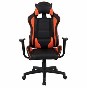 Офисное кресло Brabix GT Racer GM-100 (две подушки, экокожа, черное/оранжевое) 531925 в Миассе