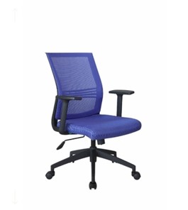 Кресло компьютерное Riva Chair 668, Цвет синий в Челябинске